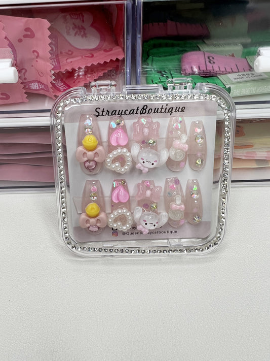 WHOLESALE DIAMOND PRESS ON NAILS &  DIY CHARMS BOXES