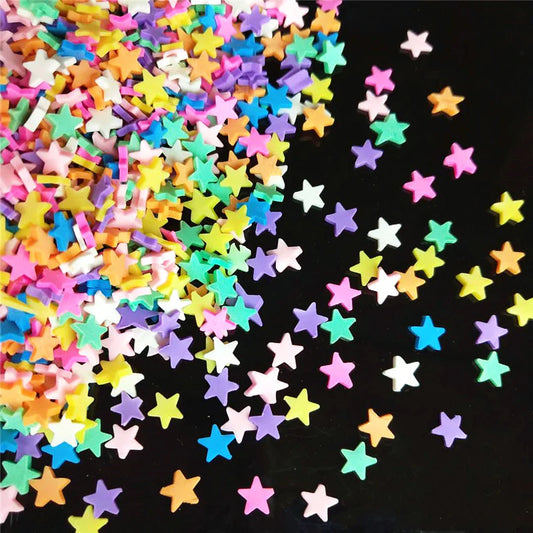 D27 COLORFUL CLAY STARS