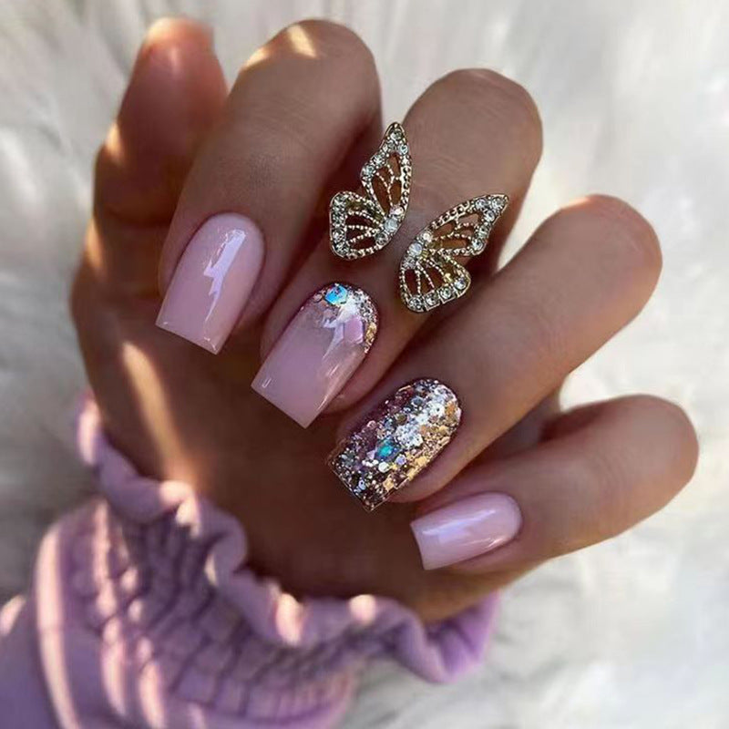 M14 MOISTURIZED GOLD PINK MEDIUM NAIL