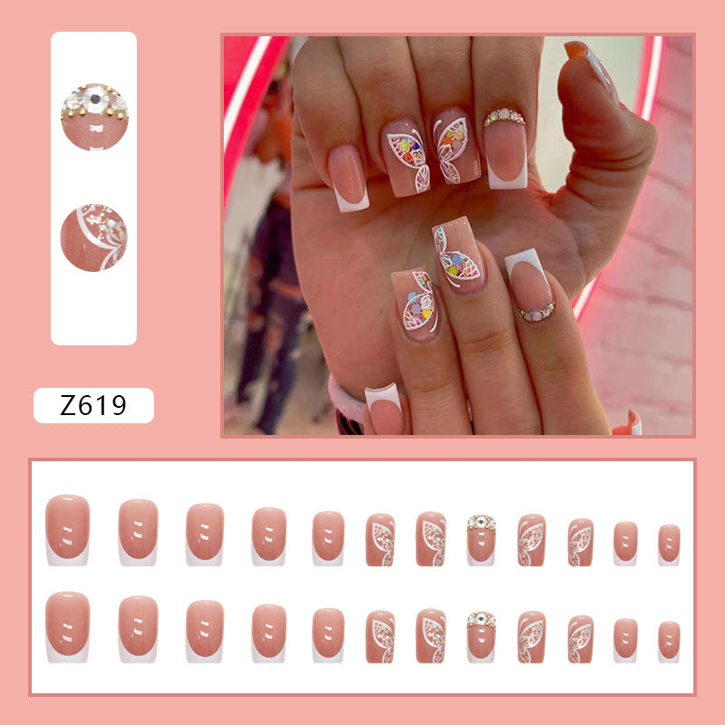 M11 BRILLIANT BUTTERFLY MEDIUM NAIL