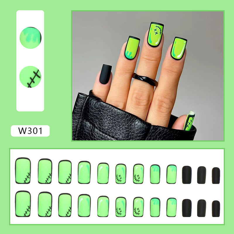 M23 FRESH COMICS GREEN MEDIUM NAIL