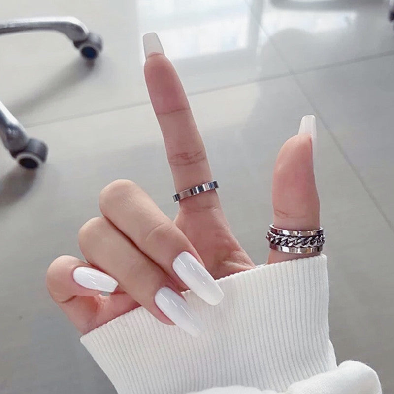 M5 NUDE MILK WHITE MEDIUM NAIL