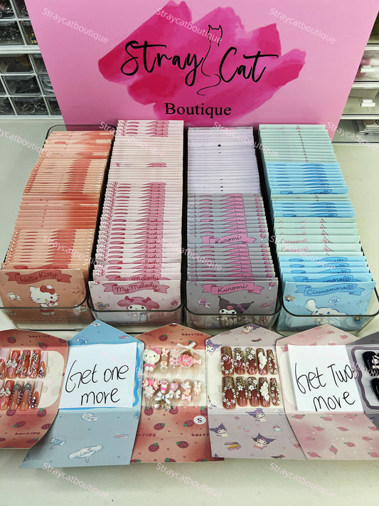 【MYSTERY ENVELOP 】$2.99 Flash Sale 1 Envelop = 1 Random Press On Nail Set