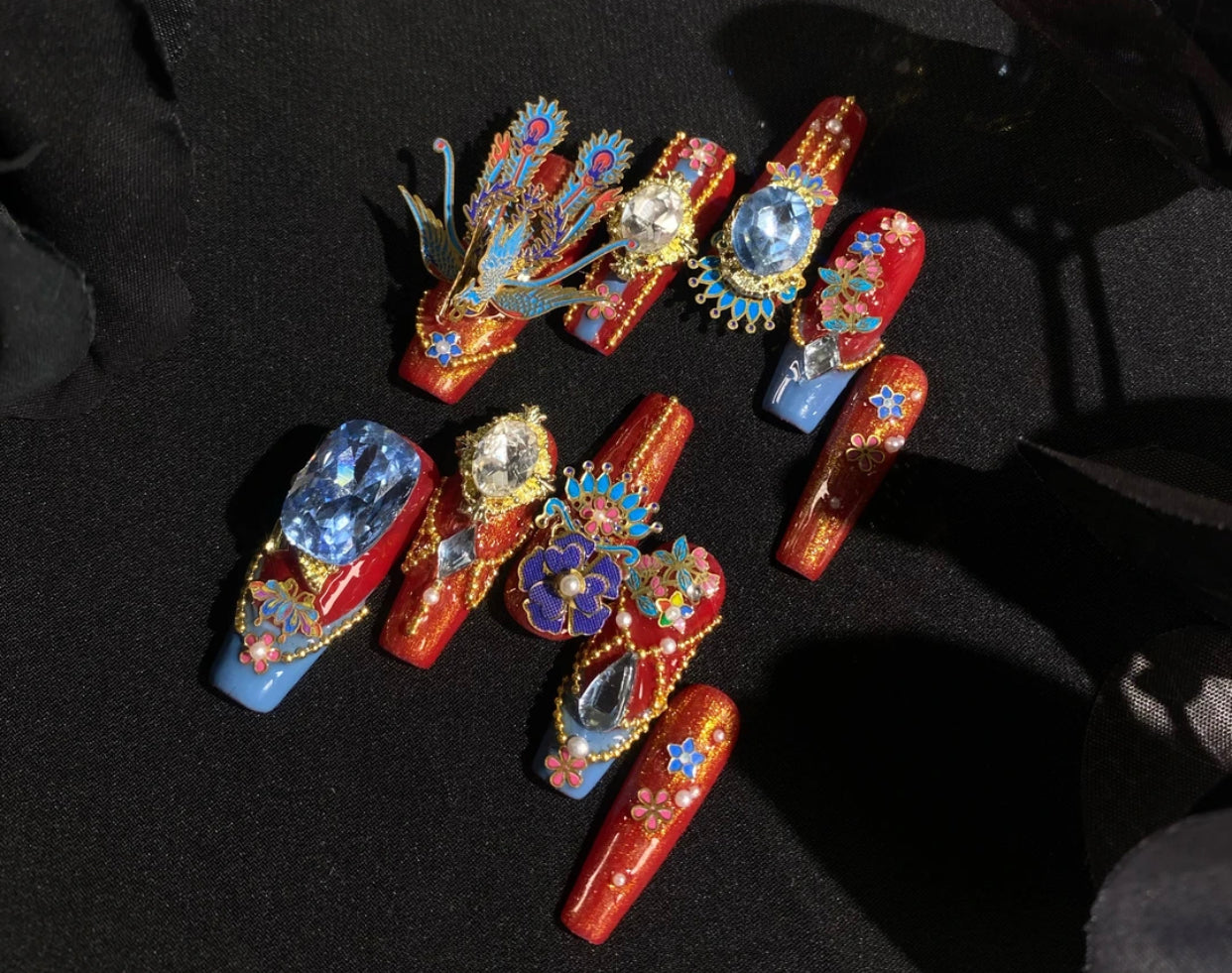 HD6 Phoenix coronet and Robes of rank HANDMADE NAIL