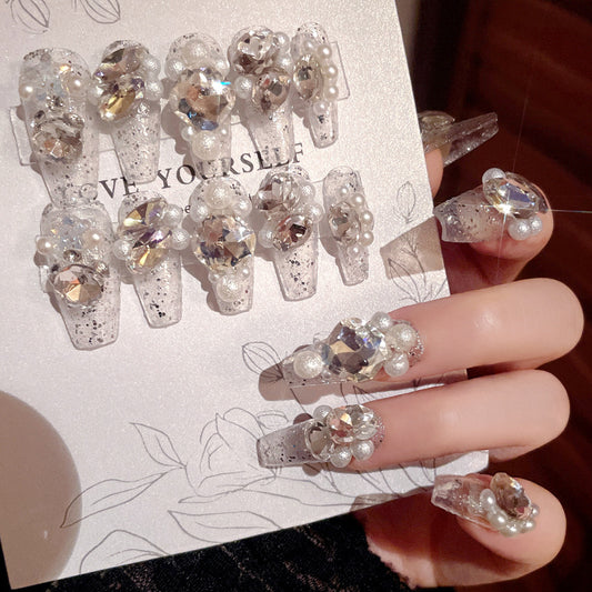 F13 Shining Diamond Luxury MEDIUM NAIL