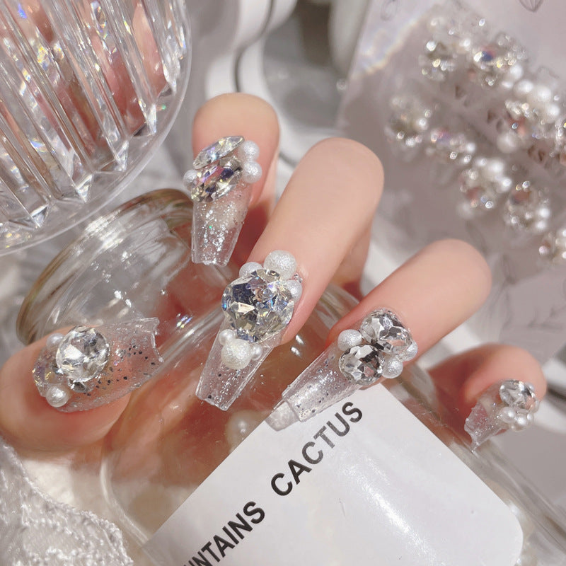 F13 Shining Diamond Luxury MEDIUM NAIL