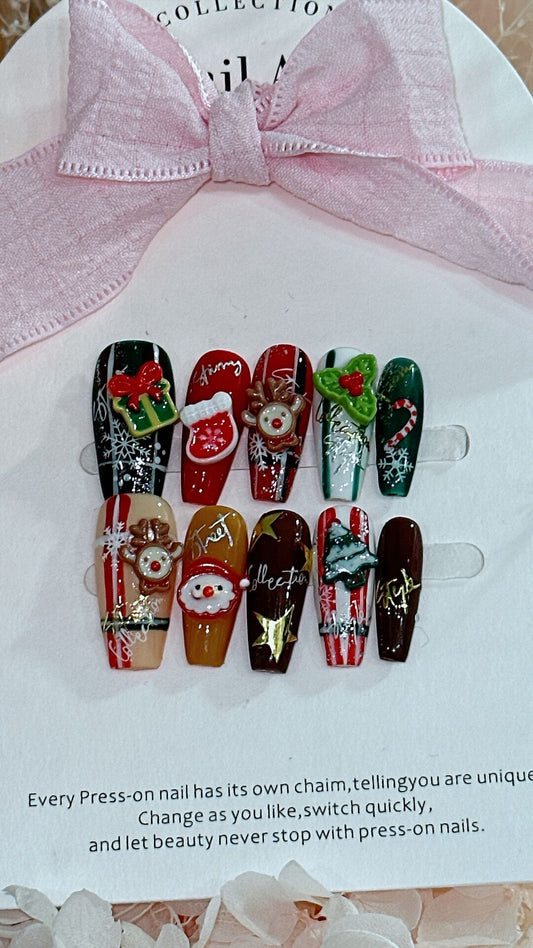 Christmas handmade nail CM2