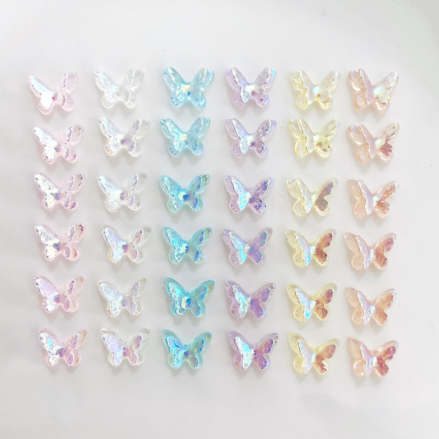 D49 Double layered Aurora Illusion Butterfly Mix